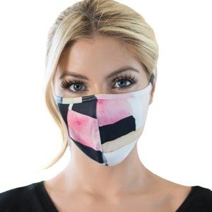 NEW Geometric Watercolor Face Mask